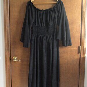 Beautiful Black Dress. Renaissance Style. Women's 0X.